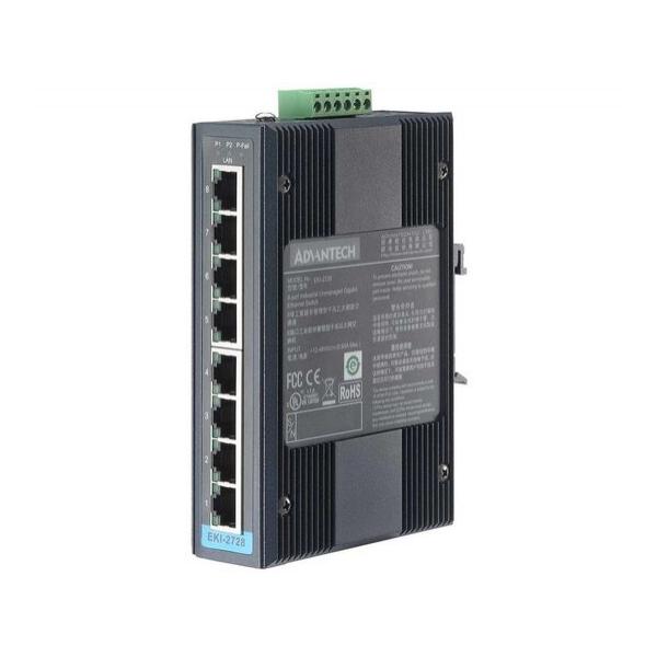 Коммутатор Advantech EKI-2728 Неуправляемый 8-ports, EKI-2728-CE