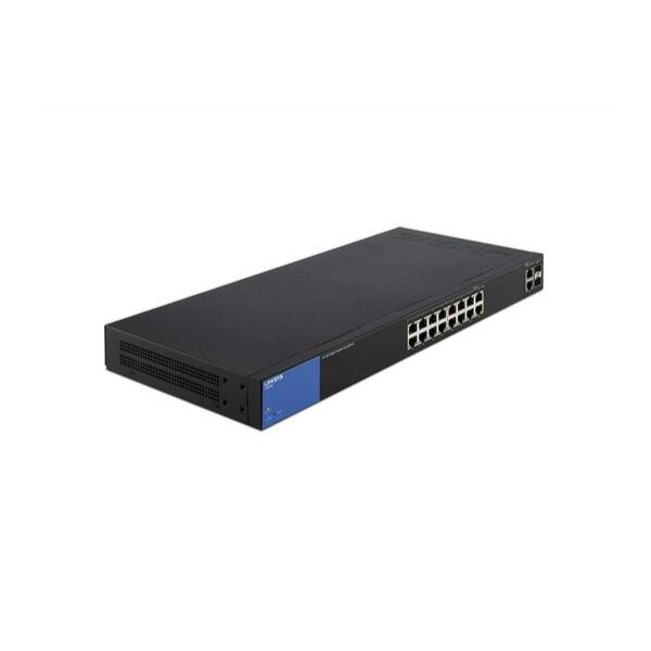 Коммутатор Linksys LGS318P 16-PoE Smart 18-ports, LGS318P-eu