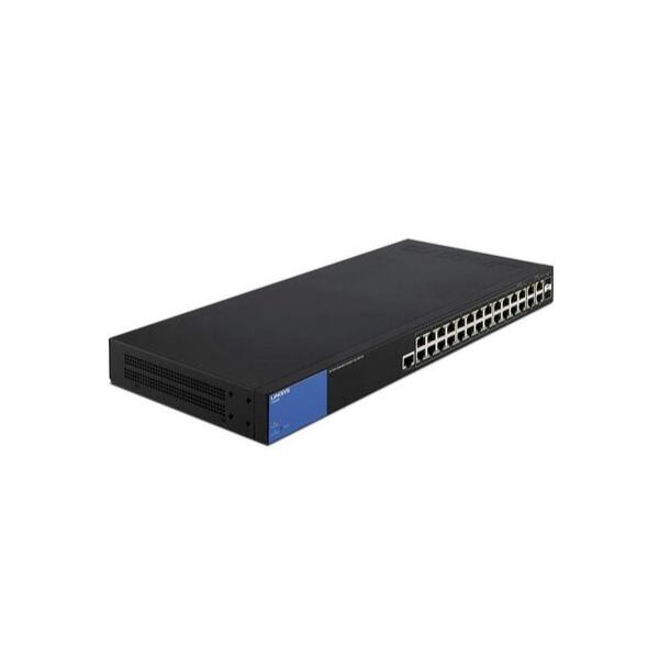 Коммутатор Linksys LGS528P 24-PoE Управляемый 28-ports, LGS528P-eu