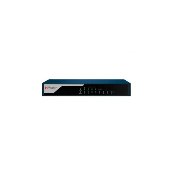 Коммутатор HIKVISION HiWatch DS-S804P 4-PoE Неуправляемый 8-ports, DS-S804P