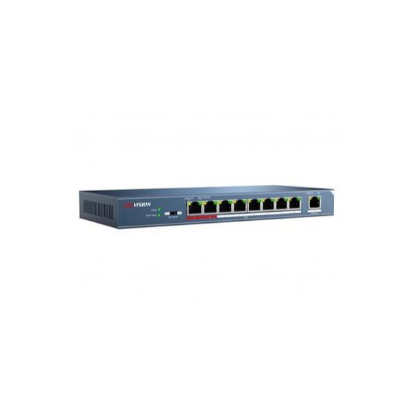 HIKVISION DS-3E0109P-E/M(B) 8-PoE Неуправляемый 9-ports, DS-3E0109P-E/M(B)