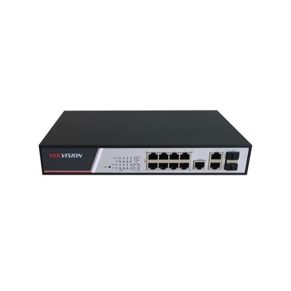 Коммутатор HIKVISION DS-3E2310P 8-PoE Управляемый 10-ports, DS-3E2310P