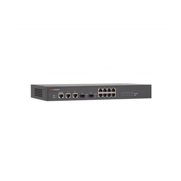 Коммутатор HIKVISION DS-3D2208P 8-PoE Управляемый 10-ports, DS-3D2208P