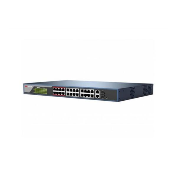 Коммутатор HIKVISION DS-3E1326P-E 24-PoE Smart 26-ports, DS-3E1326P-E