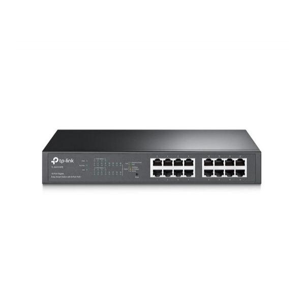 TP-Link TL-SG1016PE Easy Smart гигабитный 16‑портовый коммутатор с 8 портами PoE+