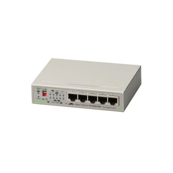 Коммутатор Allied Telesis GS910/5E Неуправляемый 5-ports, AT-GS910/5E-50