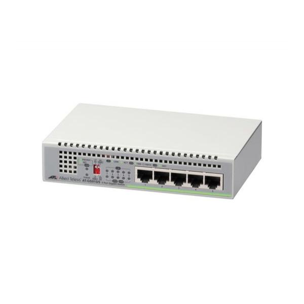 Коммутатор Allied Telesis GS910/5 Неуправляемый 5-ports, AT-GS910/5-50