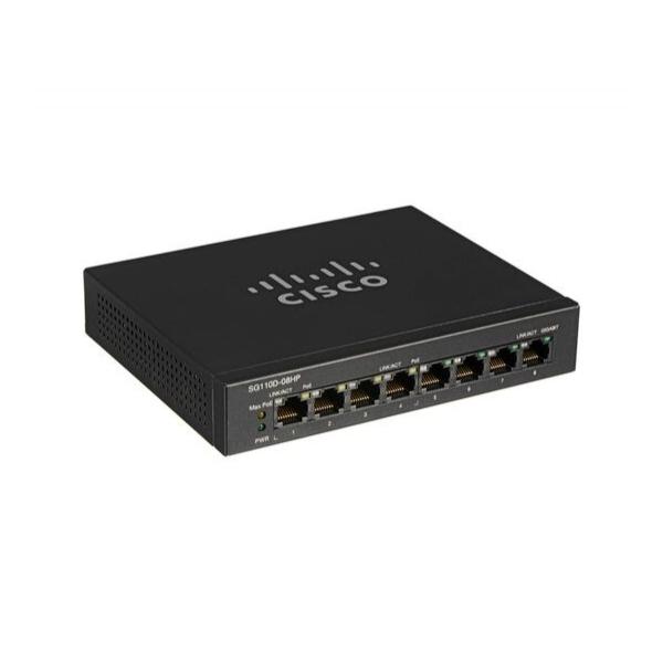 Коммутатор Cisco SG110D-08HP 4-PoE Неуправляемый 8-ports, SG110D-08HP-EU