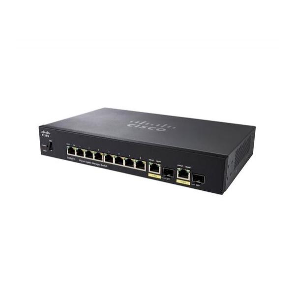 Коммутатор Cisco SG350-10 Управляемый 10-ports, SG350-10-K9-EU