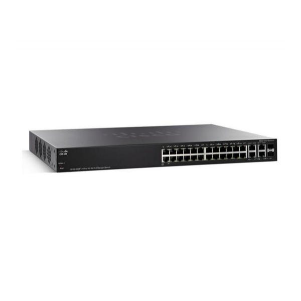 Коммутатор Cisco SF300-24MP 24-PoE Управляемый 28-ports, SF300-24MP-K9-EU