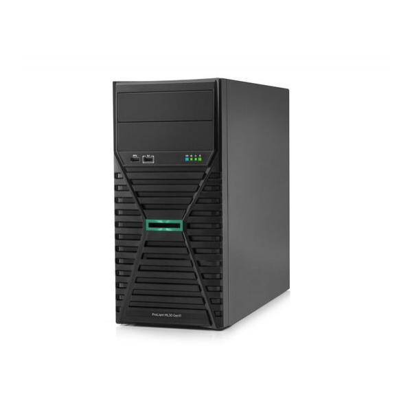 Сервер HPE ProLiant ML30 Gen11 Intel Xeon E-2434, 1x16GB, IntelVROC, noHDD(4)LFF, 4x1GbEth, 1x800W P65095-421