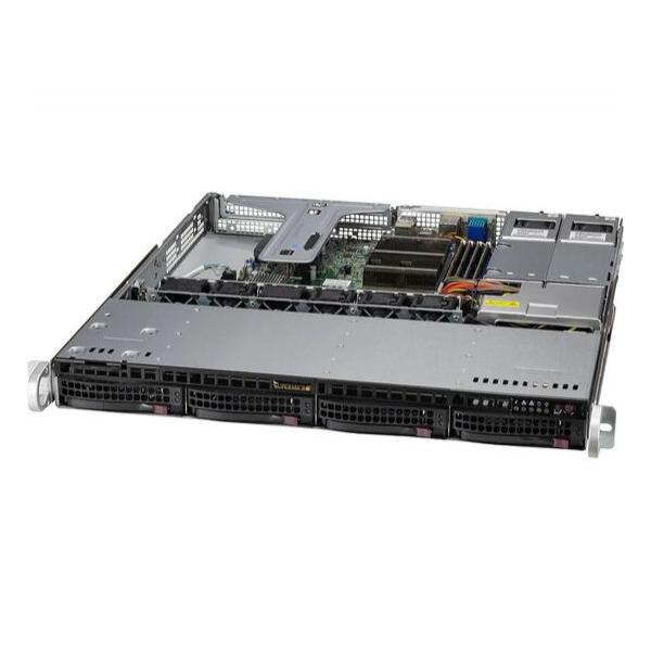 Серверная платформа SuperMicro SYS-510T-MR 1U Single Socket H5 (LGA-1200), 4 модуля DIMM; До 128 ГБ памяти DDR4 ECC UDIMM со скоростью до 3200 МГц