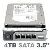 0YH3T9 Dell 4-ТБ 6 ГБ 7.2K 3,5-дюймовый SATA-накопитель с F238F