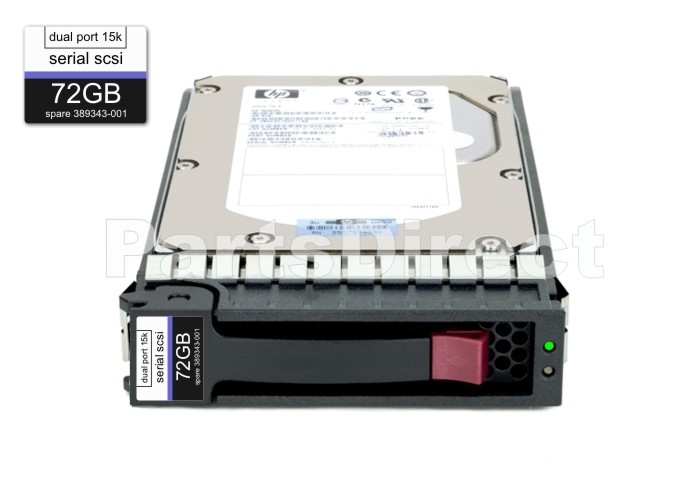 DF072BAFDT HP 72-GB 3G 15K 3.5 DP SAS