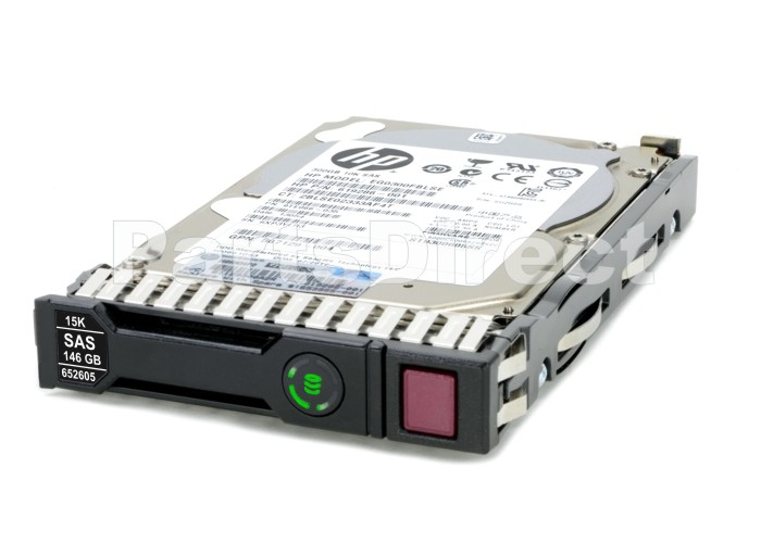652605-B21 HP 146 ГБ 6G (6 Гбит/с) Горячая замена SAS SmartDrive 2,5" SFF 15K Enterprise ENT жесткий диск