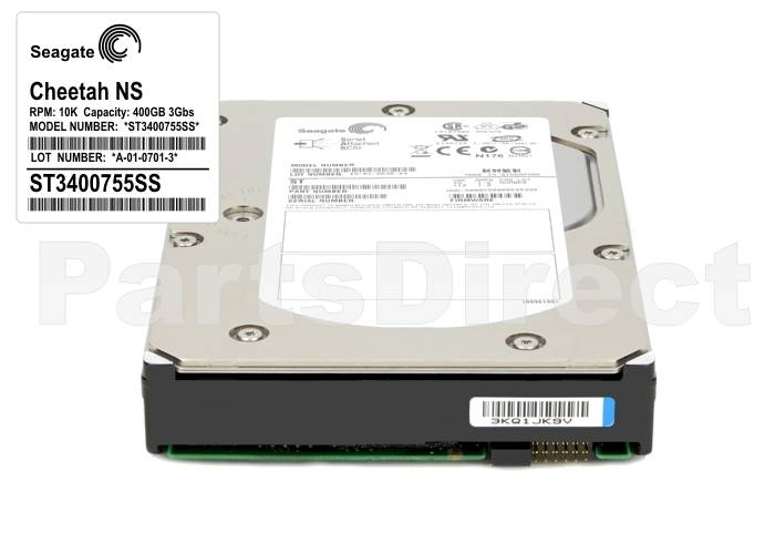 ST3400755SS Seagate 400-GB 10K 3.5 3G DP SAS
