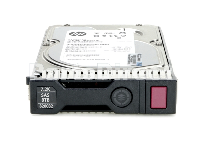819201-B21 HP 8 ТБ 12G (12 Гбит/с) SAS SmartDrive 3,5" LFF 512e 7.2K Midline MDL жесткий диск