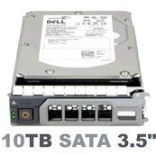 WXH6D Dell 10-ТБ 6 ГБ 7.2K 3,5-дюймовый SATA-накопитель с F238F