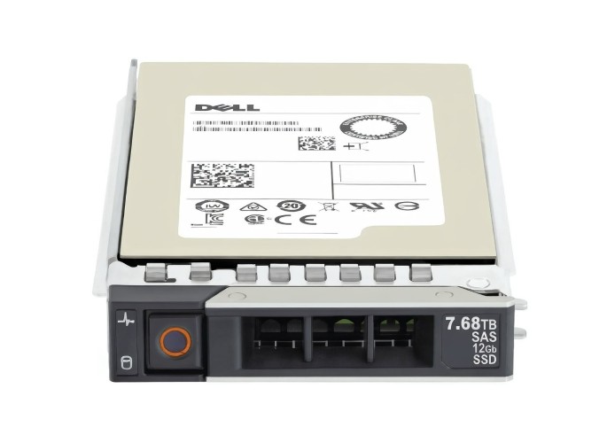 Твердотельный накопитель Dell G14-G17 345-BJMH, 7,68 ТБ, 24 ГБ, 2,5 SAS RI с самошифрованием и DXD9H