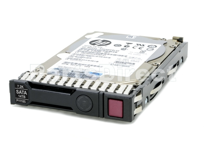 Жесткий диск HP Midline MDL DS Midline MDL с поддержкой Serial ATA SATA SmartDrive, емкостью 14 ТБ, 6 Гбит/с, с возможностью горячей замены, 3,5 дюйма, большой форм-фактор, 512 бит, 7,2 тыс. бит, с цифровой подписью, P11185-001