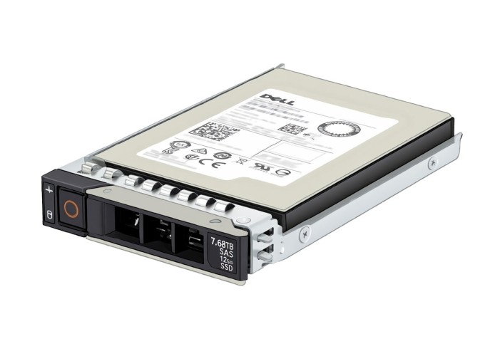 Твердотельный накопитель Dell G14-G17 345-BJMH, 7,68 ТБ, 24 ГБ, 2,5 SAS RI с самошифрованием и DXD9H