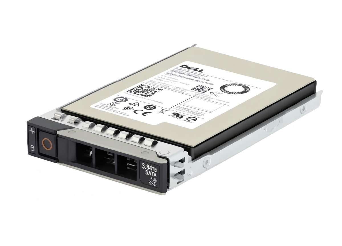 5TVXD Твердотельный накопитель Dell G14-G17, 3,84 ТБ, 2,5 SATA, 6G TLC, RI, с DXD9H