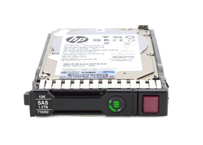 718162-B21 HP 1,2 ТБ 6G (6 Гбит/с) Горячая замена SAS SmartDrive 2,5" SFF 10K Enterprise ENT жесткий диск