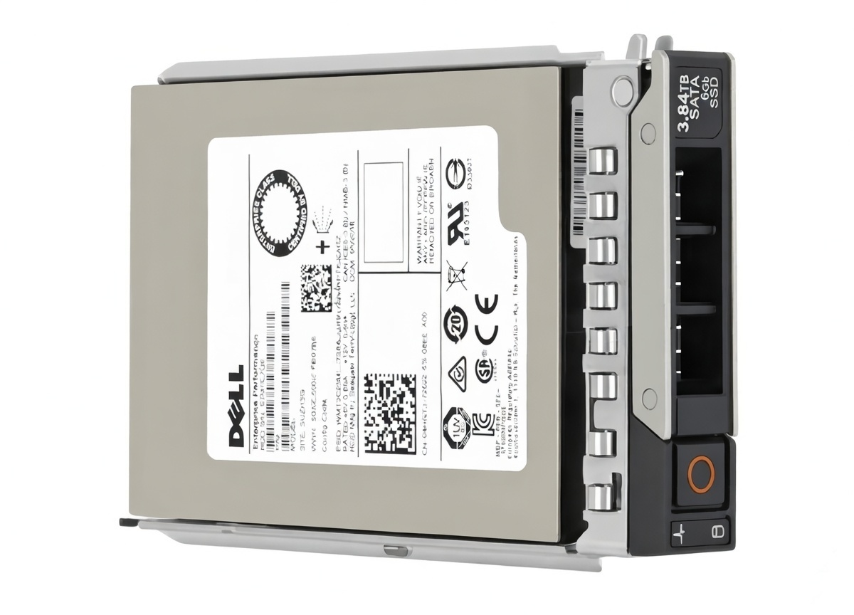 Твердотельный накопитель D63MJ Dell G14-G17, 3,84 ТБ, 2,5 SATA, 6 ГБ, TLC, RI, с DXD9H