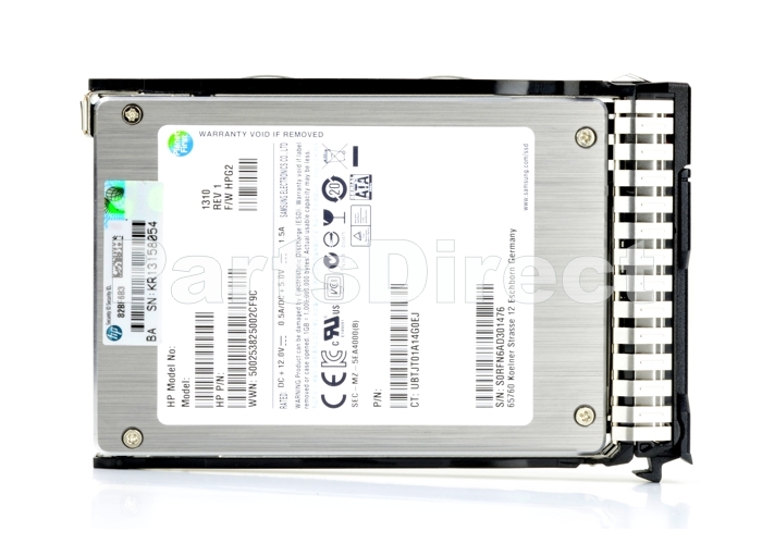 691866-B21 HP 400 ГБ 6G (6 Гбит/с) с возможностью горячей замены Serial ATA SATA SmartDrive 2,5" SFF Enterprise Mainstream EM Solid State Drive SSD