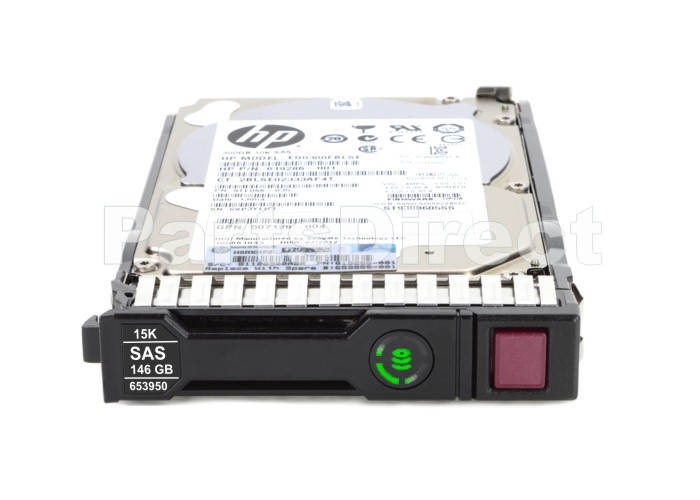 652605-B21 HP 146 ГБ 6G (6 Гбит/с) Горячая замена SAS SmartDrive 2,5" SFF 15K Enterprise ENT жесткий диск