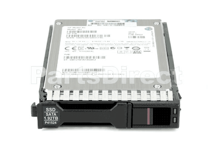 P41524-001 HP G10+/G11/G12 1,92 ТБ 6G (6 Гбит/с) Serial ATA SATA Basic Carrier BC Read Intensive RI Digitally Signal DS Solid State Drive SSD
