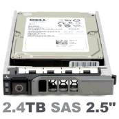 400-AUXU Dell 2,4 ТБ 12G 10K 2.5 512e SAS с G176J