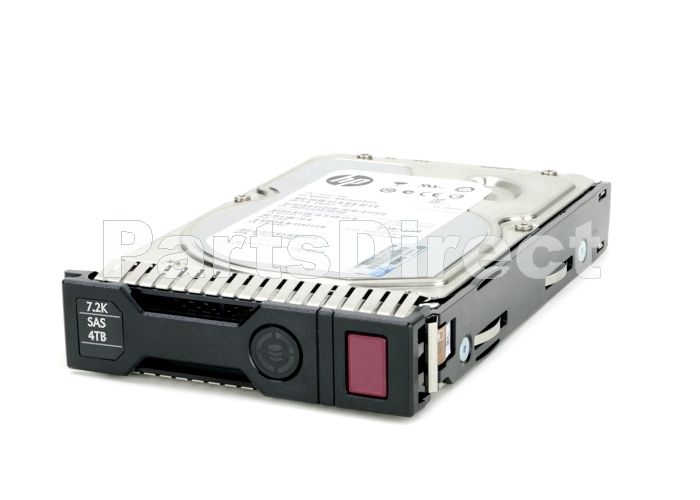 765863-001 Жесткий диск HP 4 ТБ 12G (12 Гбит/с) SAS SmartDrive 3,5" LFF 512e 7.2K Midline MDL с возможностью горячей замены