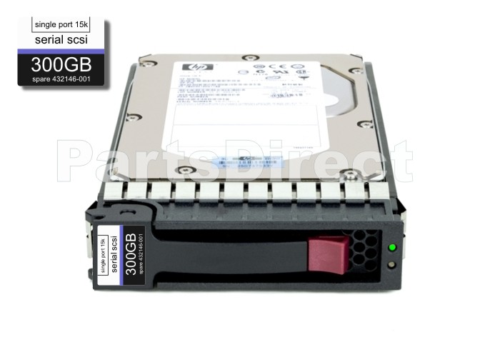 DF300BB6C3 HP 300-GB 3G 15K 3.5 SP SAS