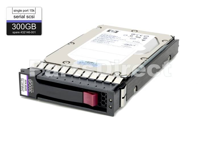 DF300BB6C3 HP 300-GB 3G 15K 3.5 SP SAS