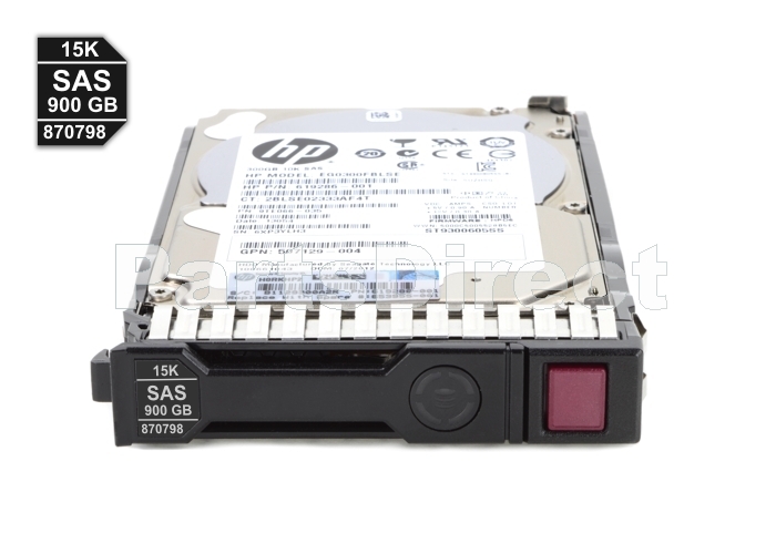 870765-B21 HP 900 ГБ 12G (12 Гбит/с) SAS SmartDrive 2,5" SFF 512e 15K Enterprise ENT жесткий диск